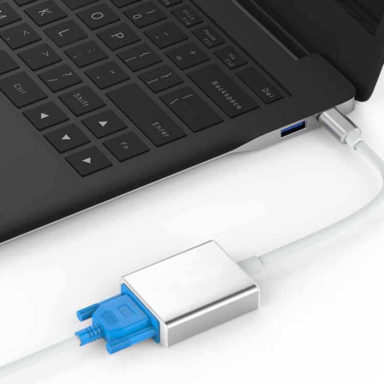 Seamlessly connect your MacBook to classic monitors with the AppleAddons USB-C to VGA Adapter for a retro display setup.